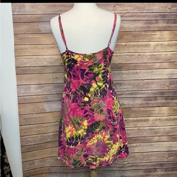 Lucky Brand Tropical Palm Trees Flowy Tunic - Picture 4 of 7